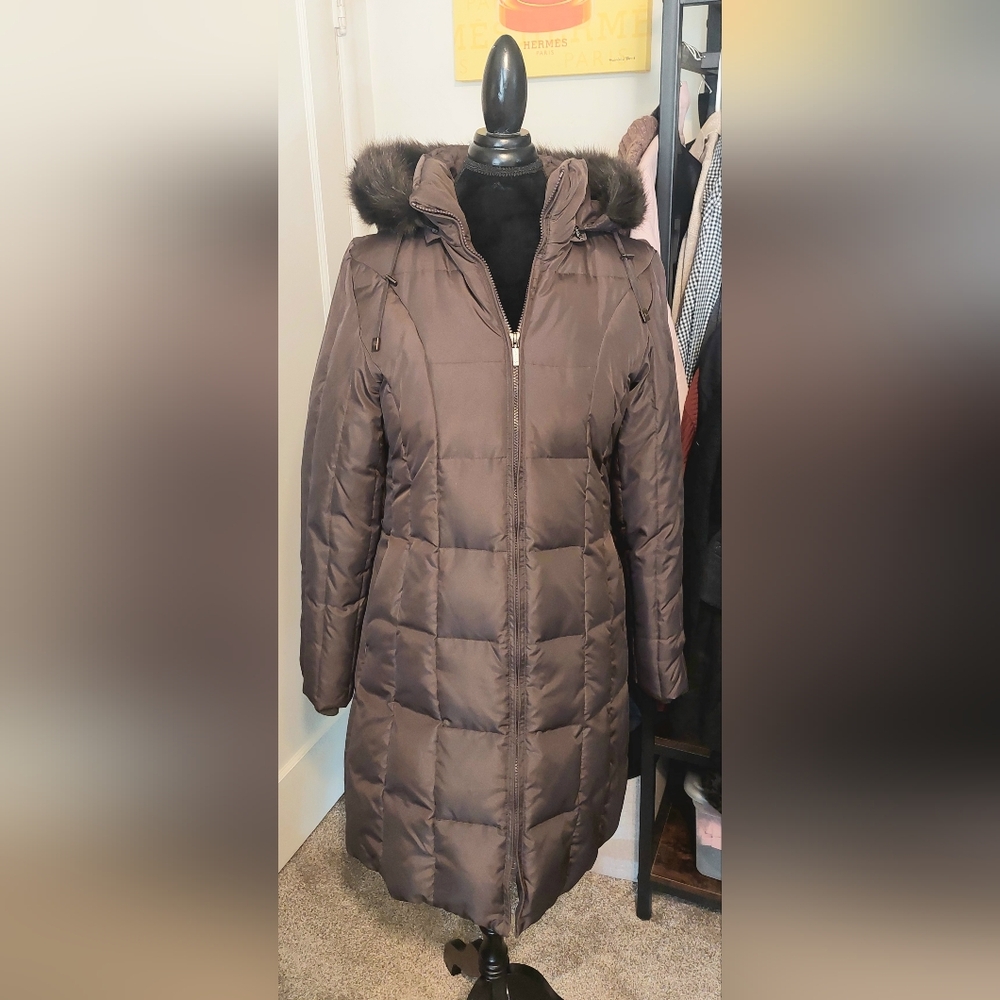 Michael Kors Women's Brown Puffer Coat